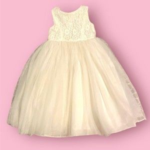 David Bridal Girls Dress Tulle and Satin size 4T